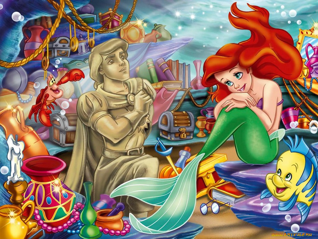 , the, little, mermaid